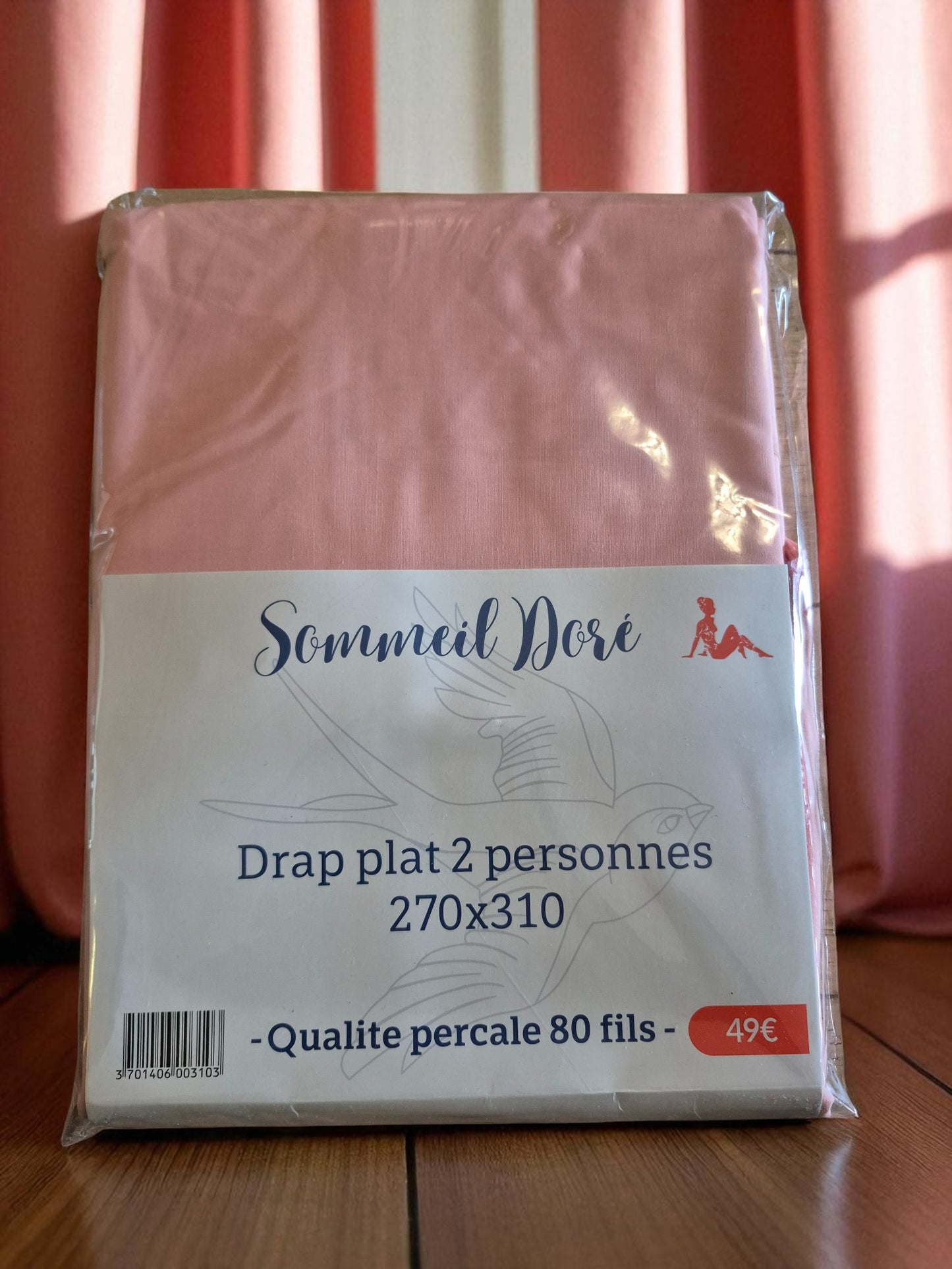 DRAPS COTON PERCALE 80 FILS
