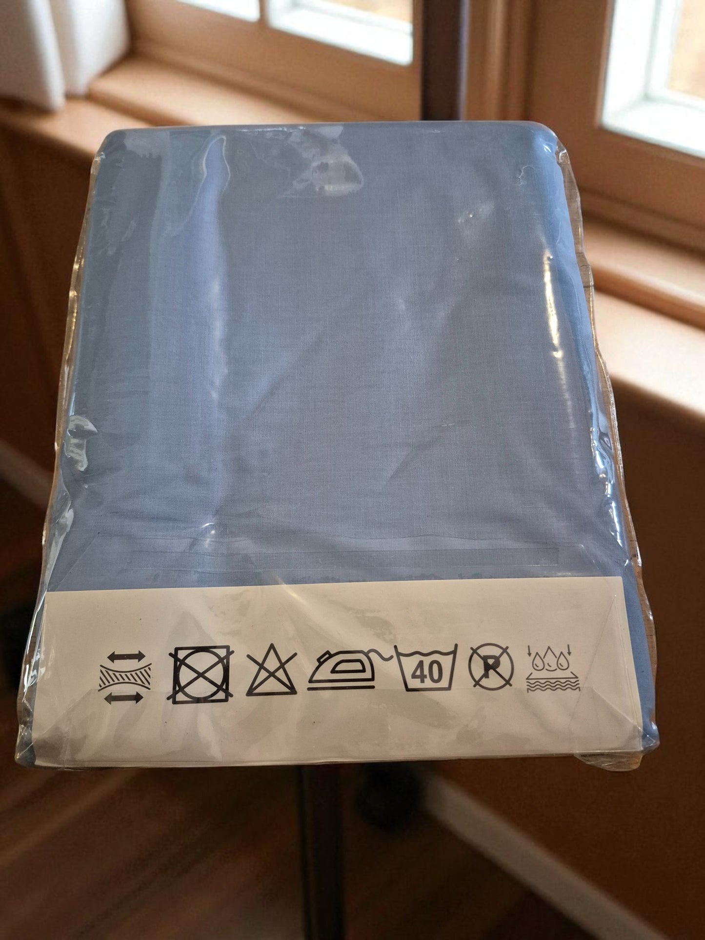 DRAPS COTON PERCALE 80 FILS BLEU CLAIR