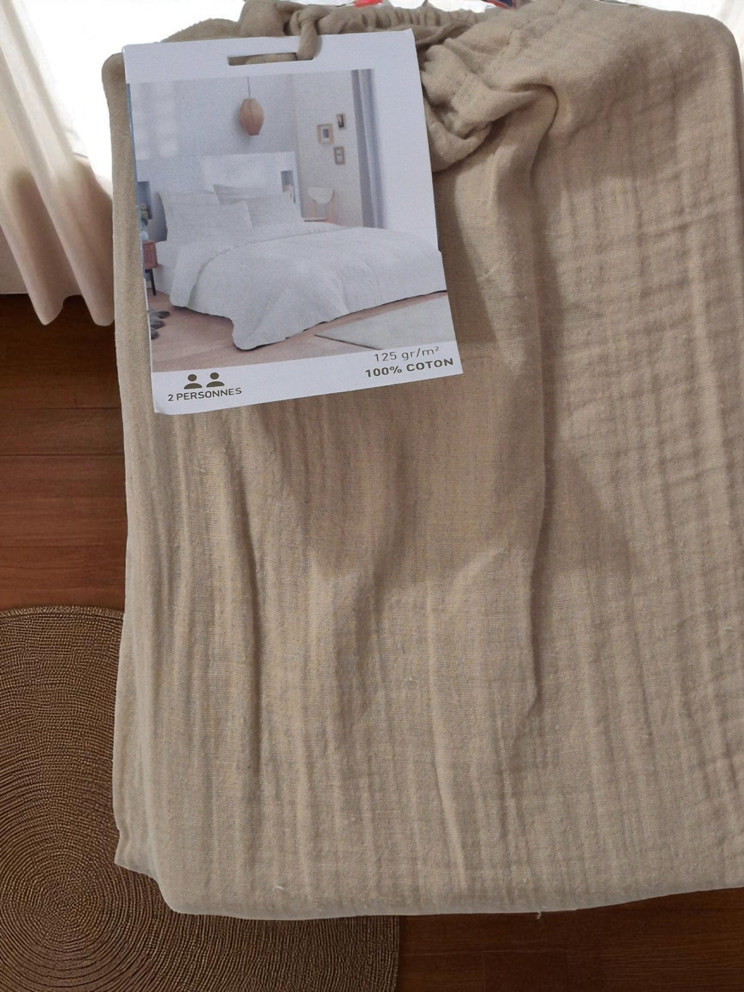 DRAPS GAZ DE COTON