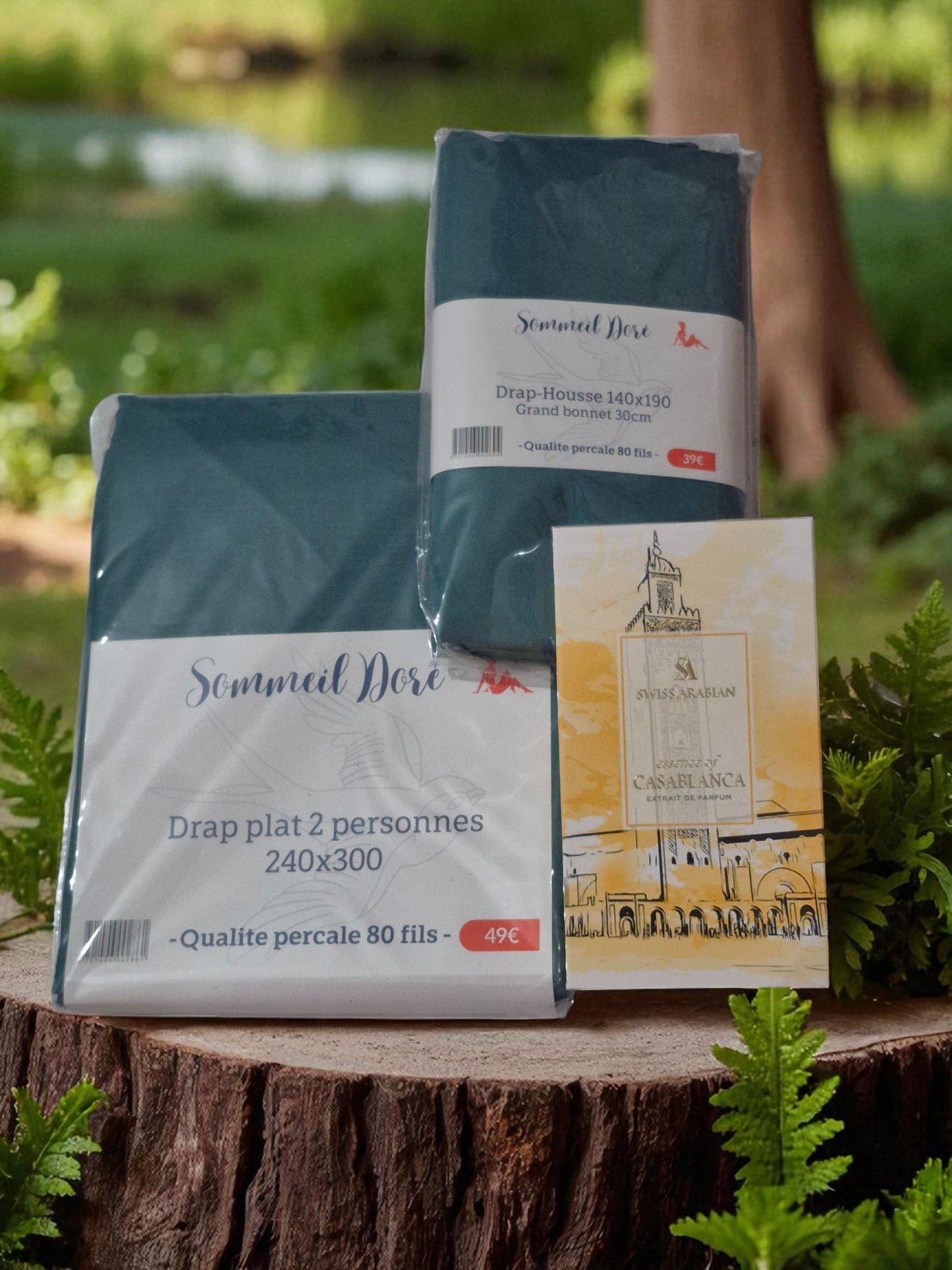 Coffret  ESSENCE OF CASABLANCA  & Draps